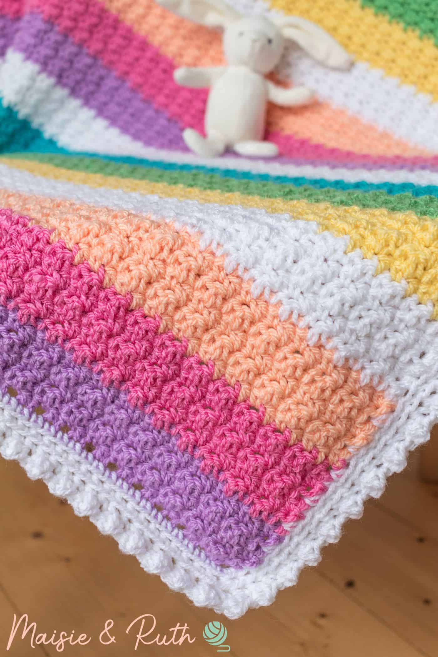 How to Crochet a Baby Blanket border