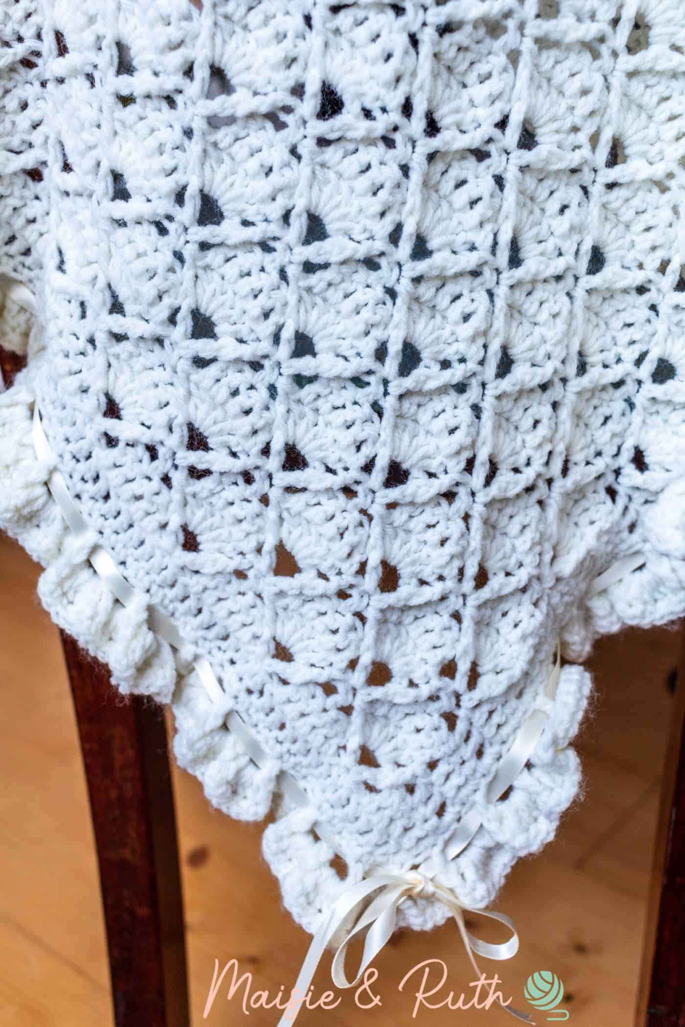 Crochet Baby Blanket Pattern stitch pattern