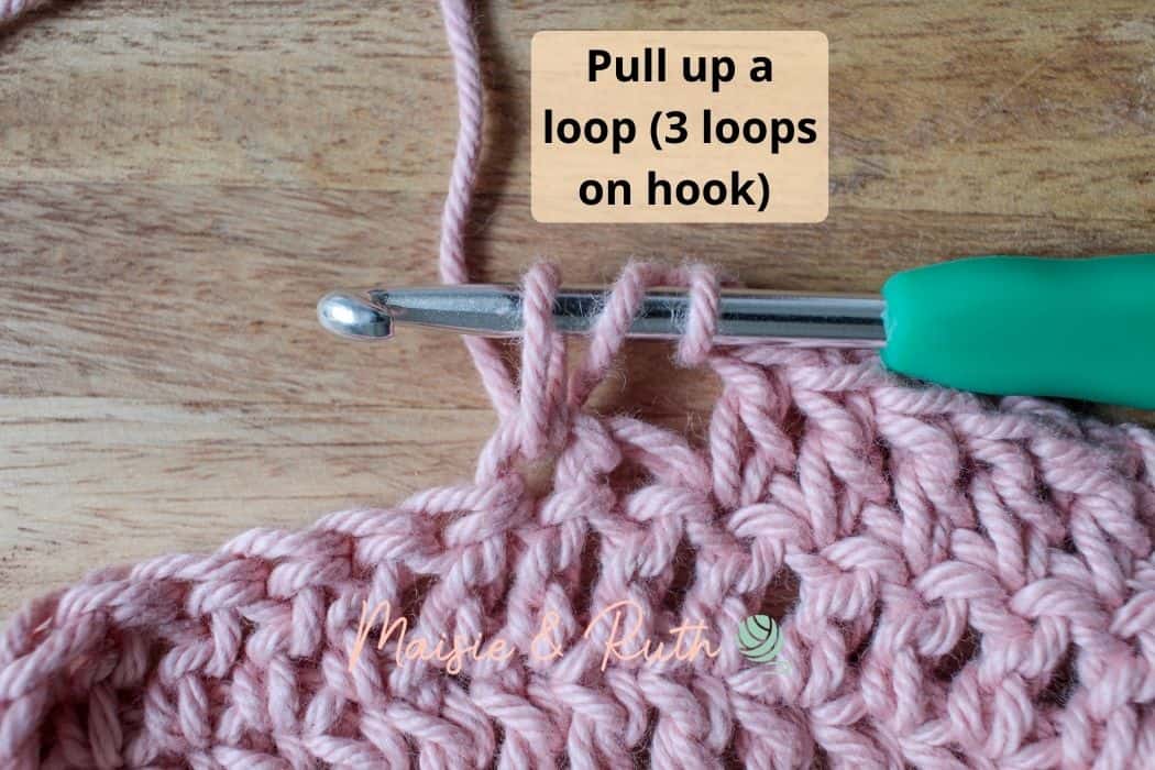 Crochet Cluster step 3