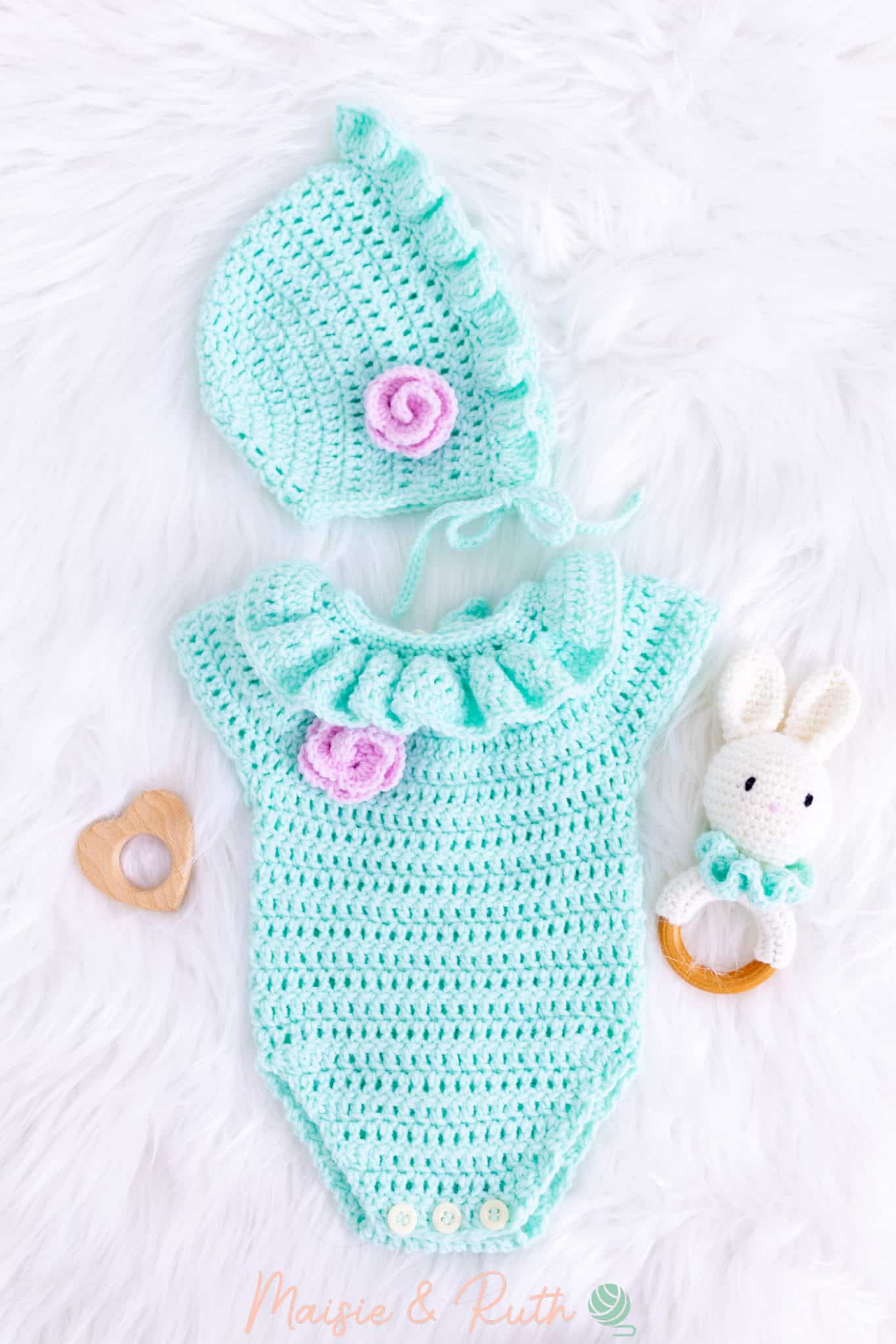 HEYSON Ready For The Day Crochet Romper