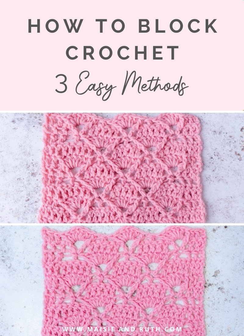 Blocking Crochet: Just Do It