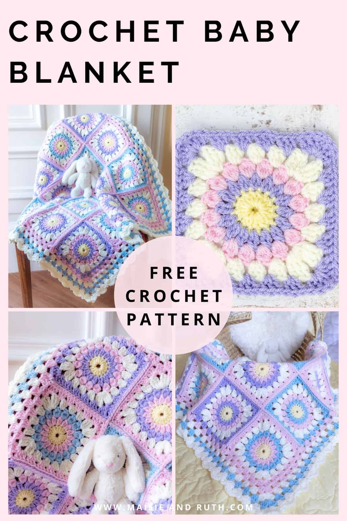 Crochet Baby Blanket Free Crochet Pattern Paisley Pin