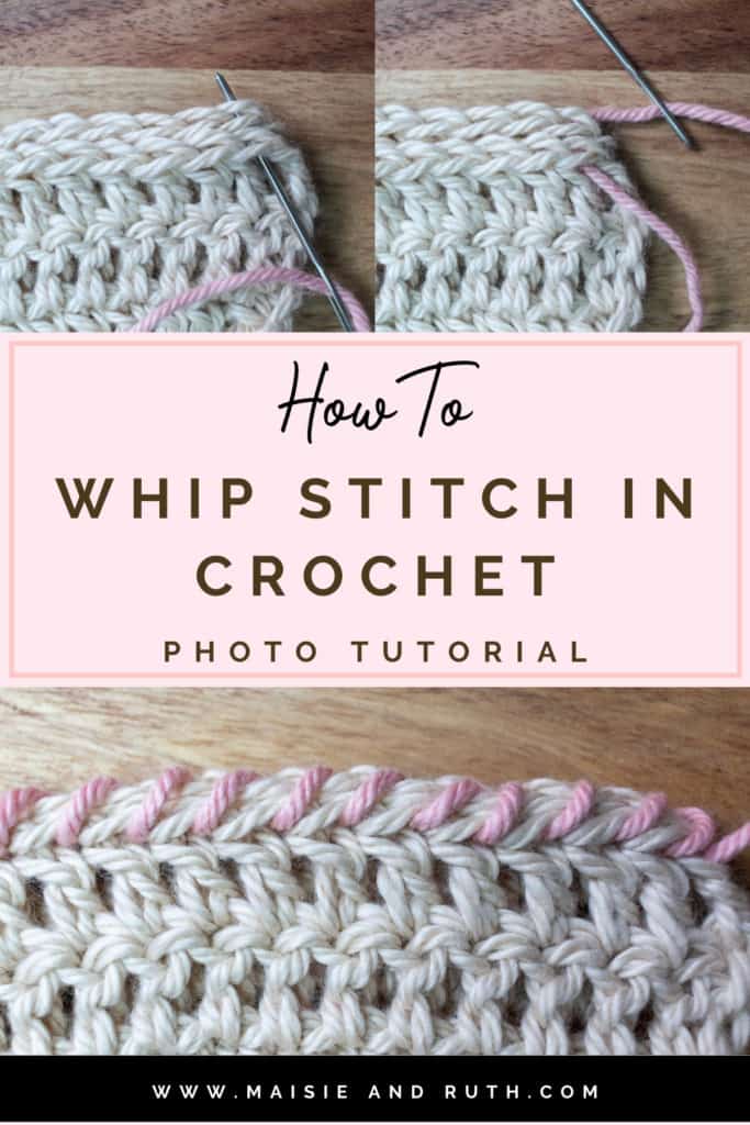 How to Whip Stitch (Easy Seaming Technique) - Maisie and Ruth