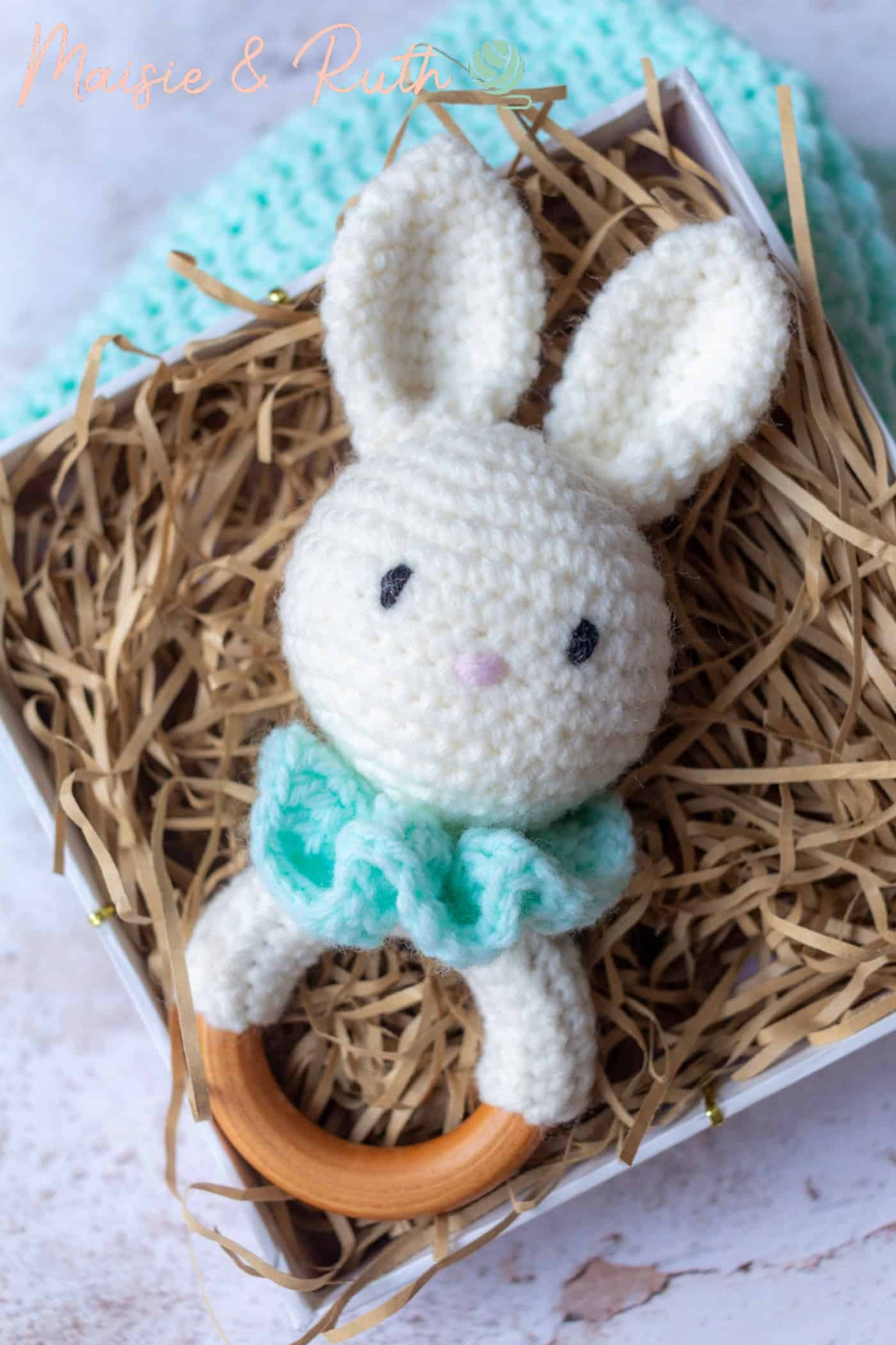 Free Crochet Amigurumi Pattern Bunny in Box