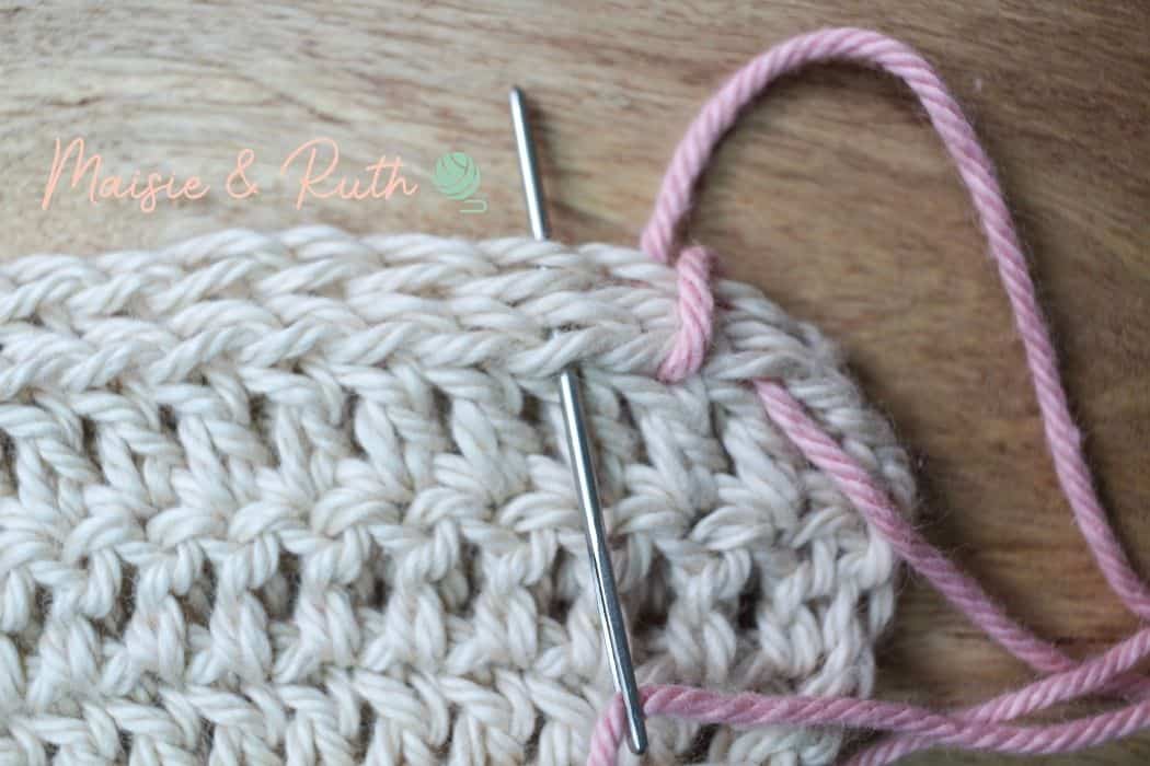 How to Whip Stitch Step 5