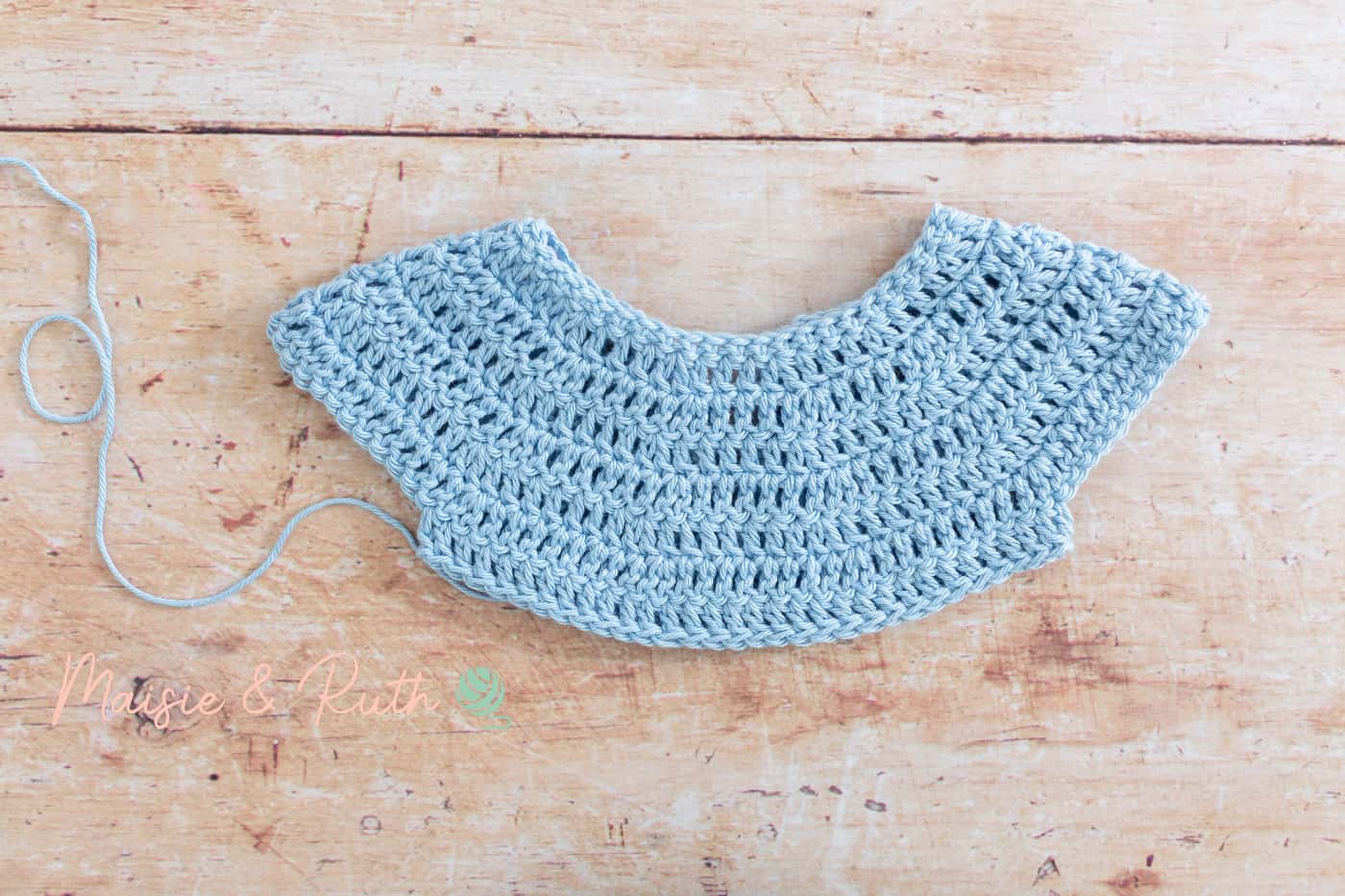 Crochet Baby Onesie Pattern Divide for Armholes