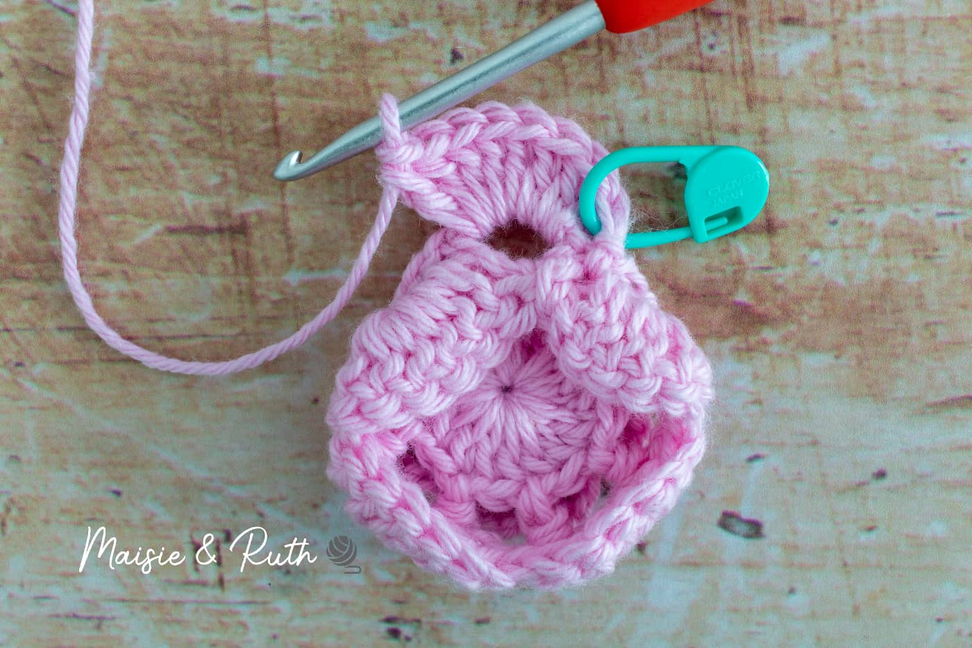 Crochet Rose Baby Blanket Round 5a