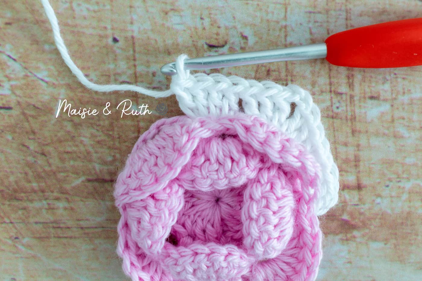 Crochet Rose Baby Blanket Round 7c