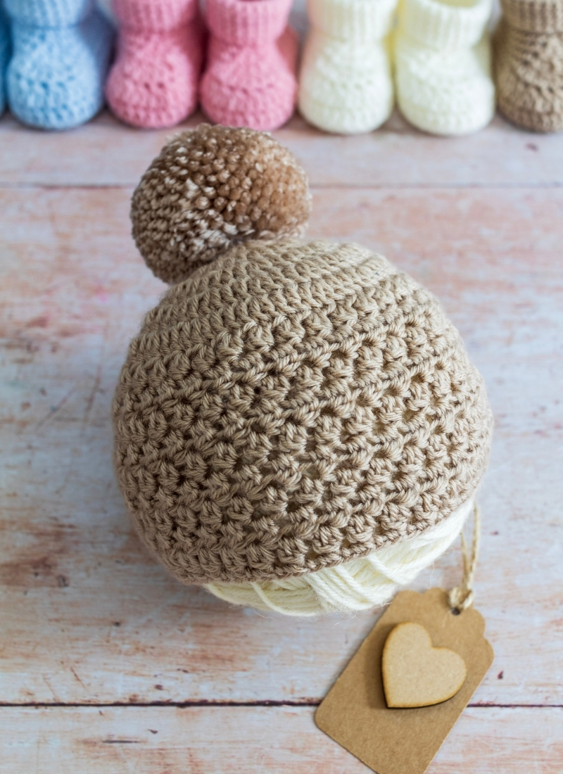 Set of 2 Newborn Crochet Hat