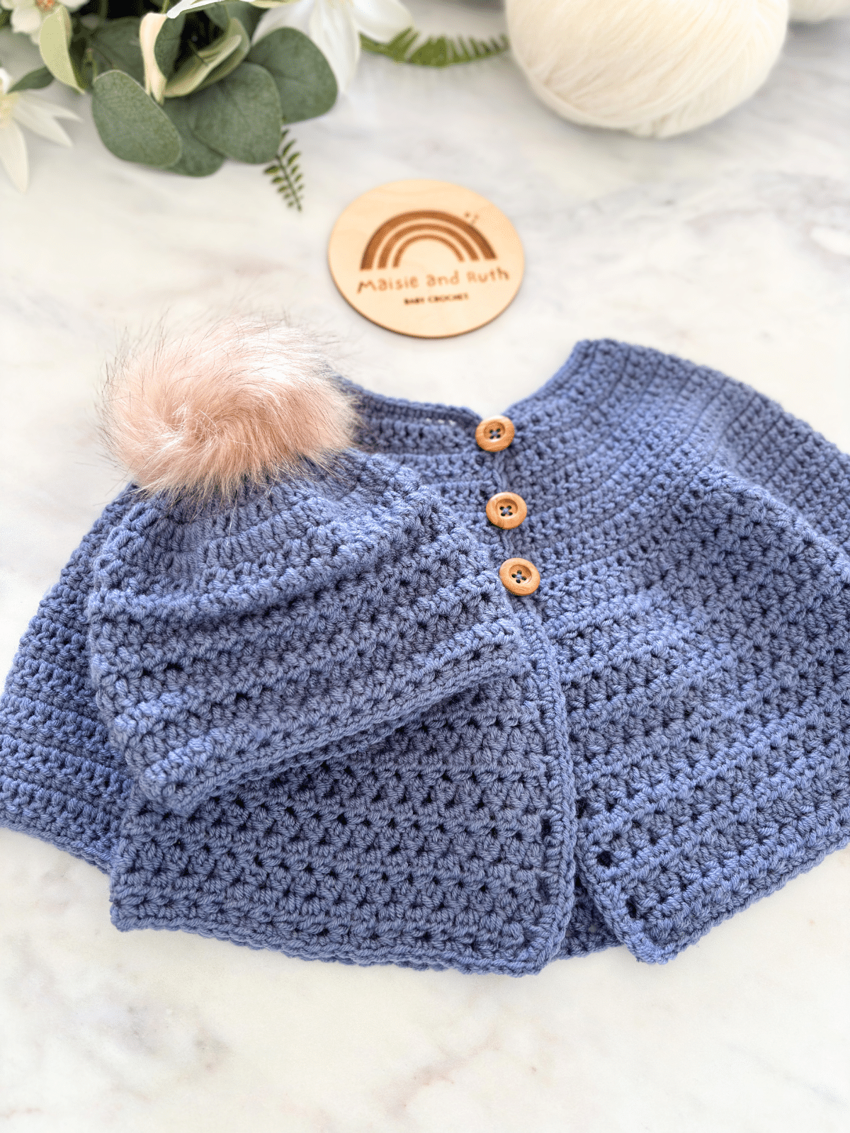 5mm hook baby hat any weight yarn Easy Crochet Baby Hat (Free Pattern) | Willow Ridge Beanie