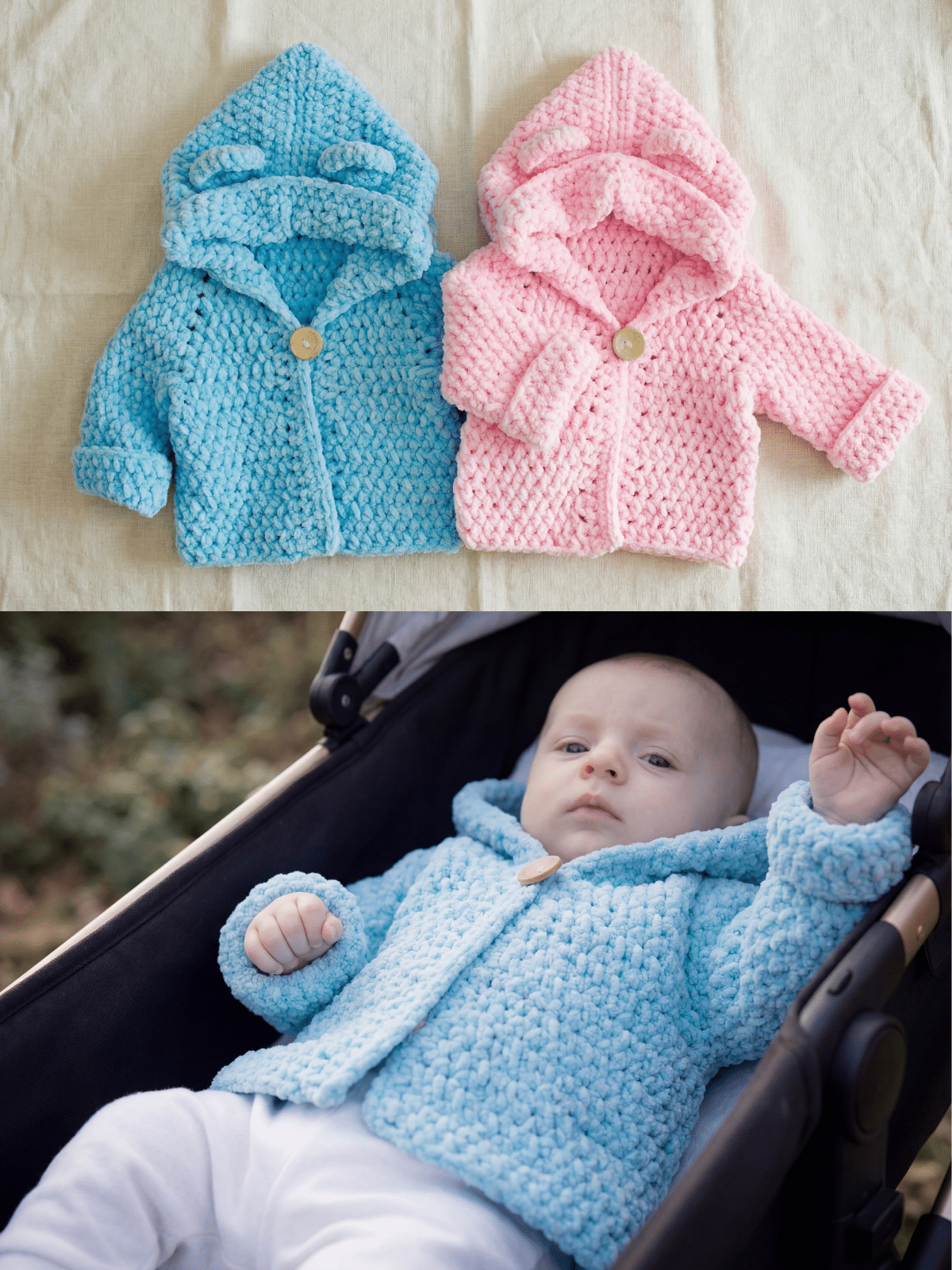 crochet baby hoodie free pattern baby shower gift