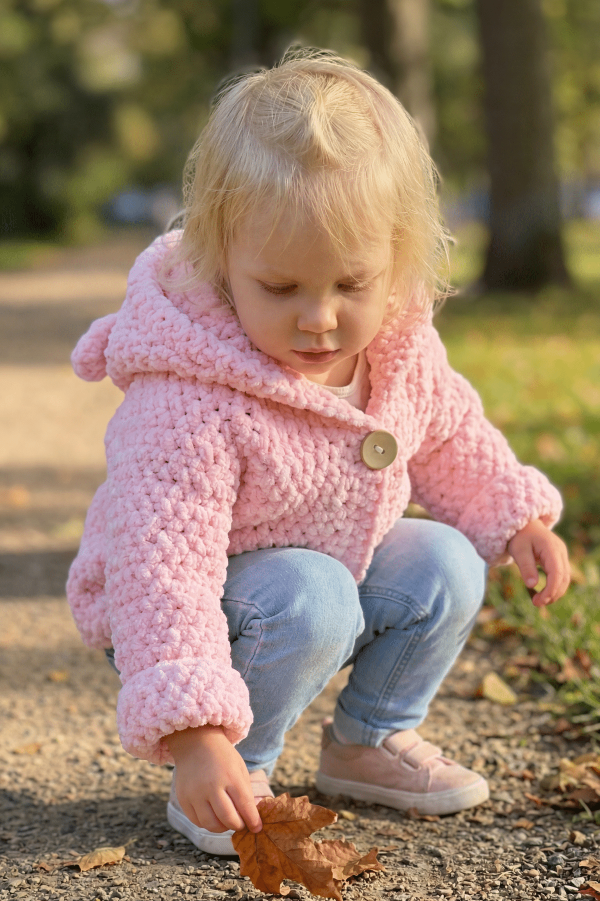 crochet baby hoodie cozy outfit for kids