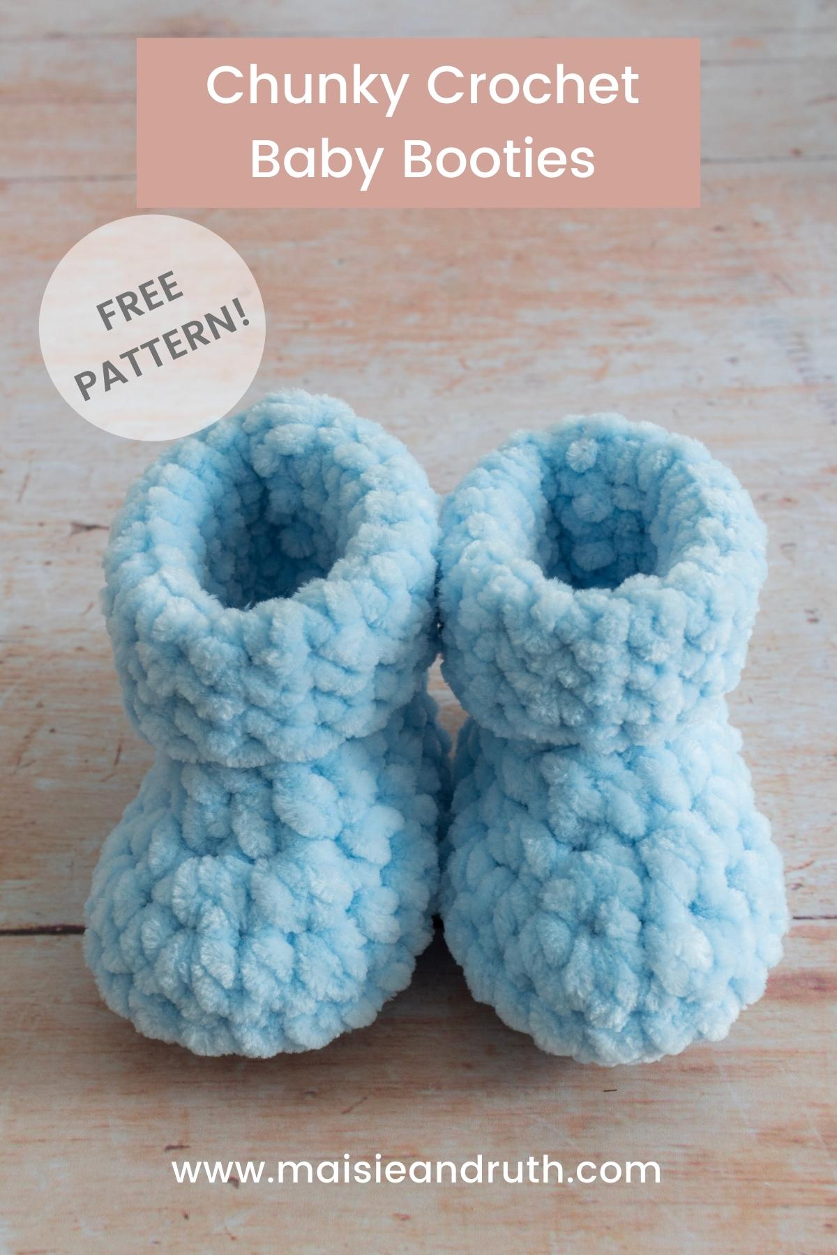 Crochet Baby Shoes newborn to 3 months old size 8cm Crochet Baby Booties