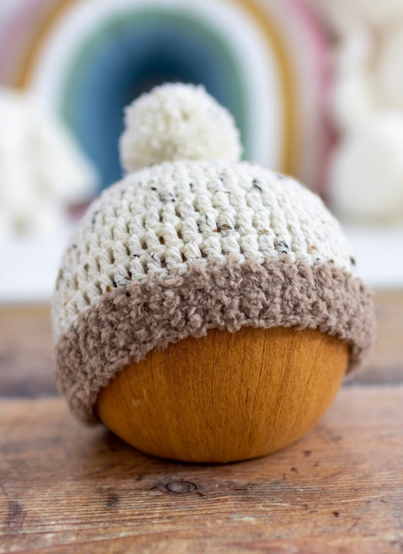 Crochet Baby Beanie Hat (A Free Pattern)