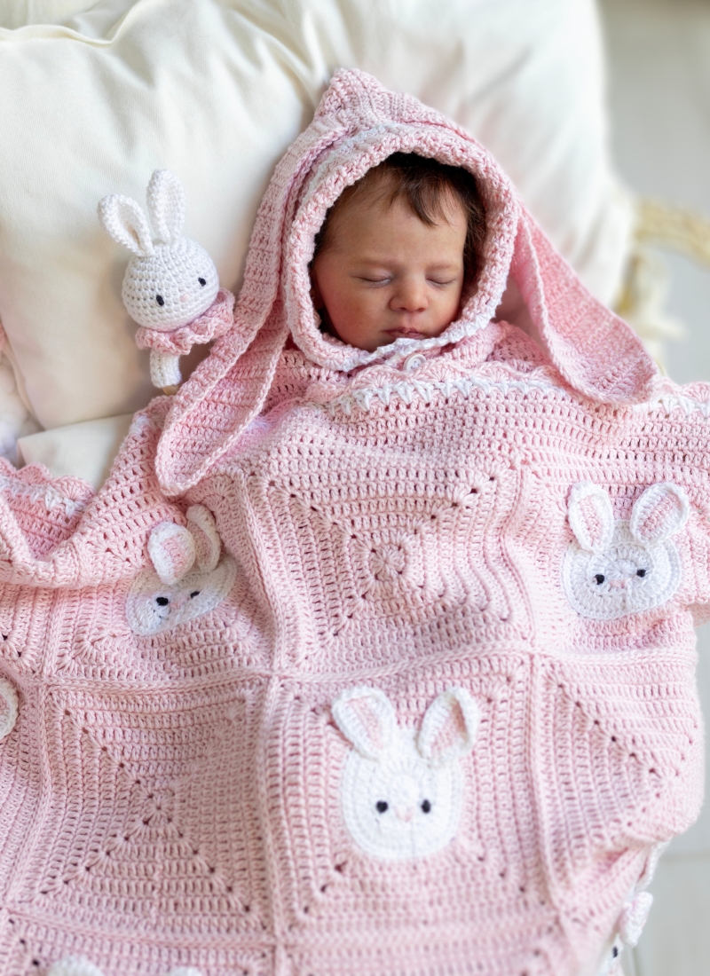 baby blanket bunny pattern crochet