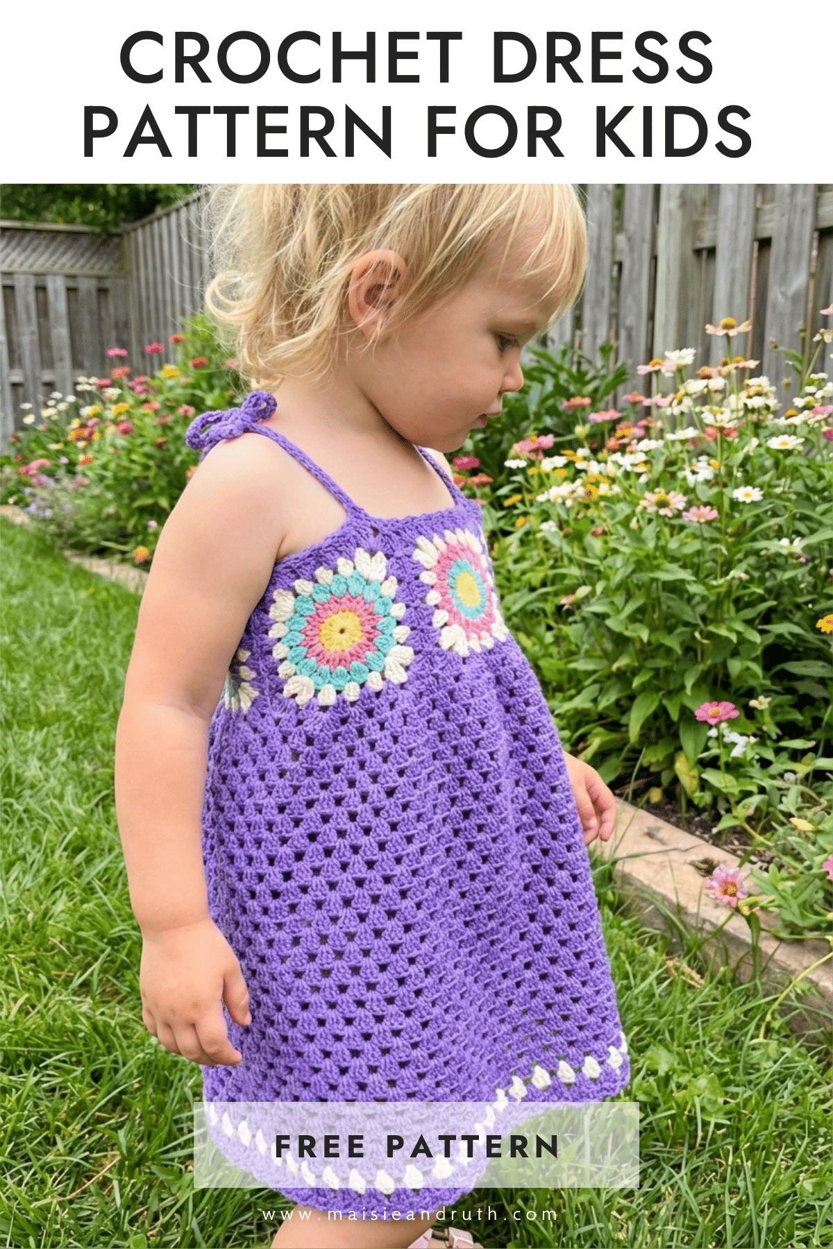 white christmas dresses Crochet Pattern - Vivienne Dress main image 0